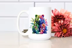 Vibrant Watercolor Bear, Transparent PNG Product Image 2
