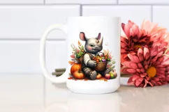 Quirky Baby Rhino Vegetables | Sublimation | Clipart Product Image 2
