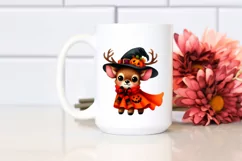 Vibrant Drawing Cute Baby Elk | Sublimation | Clipart Product Image 2