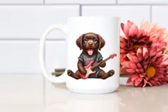 Baby Chesapeake Bay Retriever as Rock Star Product Image 2