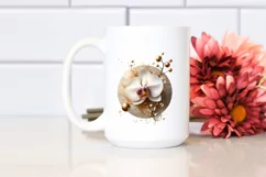 Like Orchid Watercolor Splash | Sublimation | Clipart Product Image 2