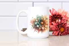 Golden Sunflower Splash | Clipart Product Image 2