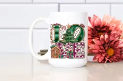 Love Christmas Illustration PNG Product Image 2
