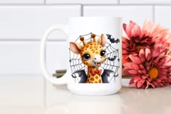 Funny Giraffe with Vampire Fangs, High-Res PNG Product Image 2