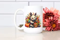 Quirky Baby Rhino with Autumn Vegetables Product Image 2