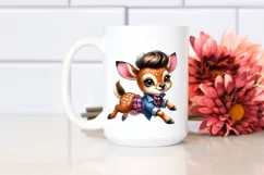 Cute Vibrant Baby Deer PNG Product Image 2