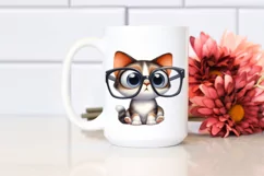 Confused Cat with es Cartoon Clip Art Product Image 2