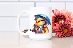 Revolting Baby Bird with Raincoat, Colorful PNG Product Image 2