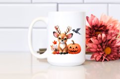 Cute Baby Elk Halloween Clipart Product Image 2