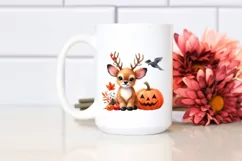 Cute Baby Elk Halloween Clipart Product Image 2