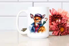 Cute Vibrant Baby Deer PNG Product Image 2