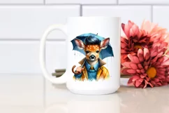Cute Vibrant Baby Deer PNG Product Image 2