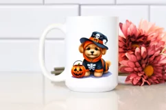 Cute Baby Dog Halloween Clipart Product Image 2