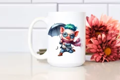 Cute Baby Pig Jumping PNG Product Image 2