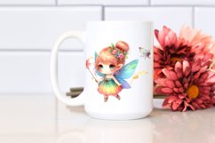 Colorful Cute Fairy Halloween Clipart Product Image 2