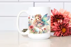 Colorful Cute Fairy Halloween Clipart Product Image 2