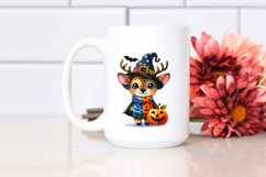 Cute Baby Elk Halloween Clipart Product Image 2