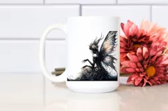 Detailed Watercolor Gothic Fairy | Clipart Product Image 2