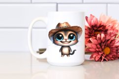 Watercolor Baby Cat Goofy Smile | Sublimation | Clipart Product Image 2