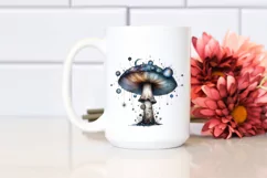 Detailed Mystical Celestial Mushroom PNG Product Image 2
