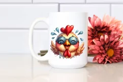 Funny Chicken Smiling with Tounge Out | Clipart Product Image 2