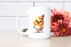 Funny Chicken Smiling with Tounge Out | Clipart Product Image 2