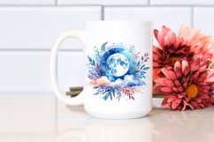 Vibrant Moon Foliage Clouds | Clipart Product Image 2