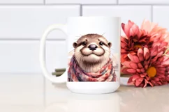 Funny Otter Smiling with Tounge Out | Clipart Product Image 2