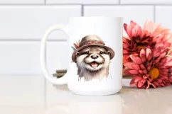 Funny Otter Smiling with Tounge Out | Clipart Product Image 2