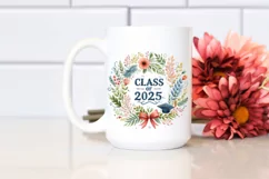 Class of 2025 in Watercolor | Clipart | Sublimation Product Image 2
