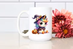 Cute Baby Unicorn Halloween | Sublimation | Clipart Product Image 2