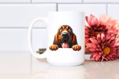 Colorful Funny Bloodhound | Sublimation | Clipart Product Image 2
