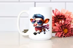 Cute Vibrant Baby Cow PNG Product Image 2