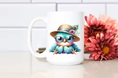 Colorful Cute Baby Peacock Sunglasses | Clipart Product Image 2