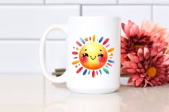 Watercolor Simple Sun | Nursery Clipart Product Image 2