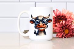 Expressive Funny Ox Clipart Product Image 2
