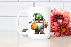 Gnome with Sunglasses and Beach Wear Clipart Product Image 2