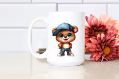 Baby Bear with Big Eyes and Hat | Clipart Product Image 2