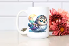Colorful Baby Ptarmigan Clipart Product Image 2