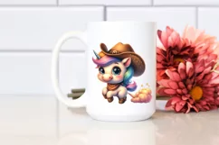 Farting Cowboy Unicorn | Clipart Product Image 2