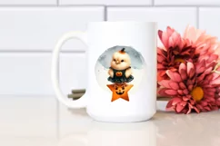 Cute Halloween Baby Chicken PNG Product Image 2