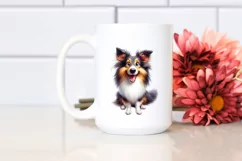 Crazy Collie, Popping Eyes | Sublimation | Clipart Product Image 2