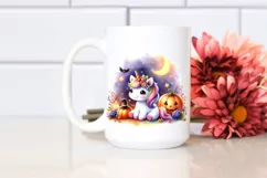 Baby Unicorn Halloween Clipart Product Image 2