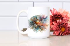 Abstract Golden Cosmos | Sublimation Clipart Product Image 2