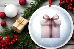 Gift Ornament Sublimation PNG Product Image 2
