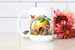 Colorful Nature Rainbow Fruit Fairy | Watercolor Product Image 2