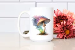 Magical Mushroom Watercolor PNG Product Image 2