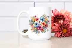 Exciting Watercolor Flowers and Hawaii Orchid Sublimation Product Image 2