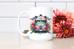 Vintage Vibrant Ribbons RV Watercolor Product Image 2