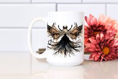 Artistic Gothic Fairy Washed Sublimation Clipart Product Image 2